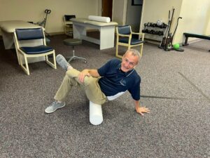 Pickleball Recovery Foam Rolling Gluteals